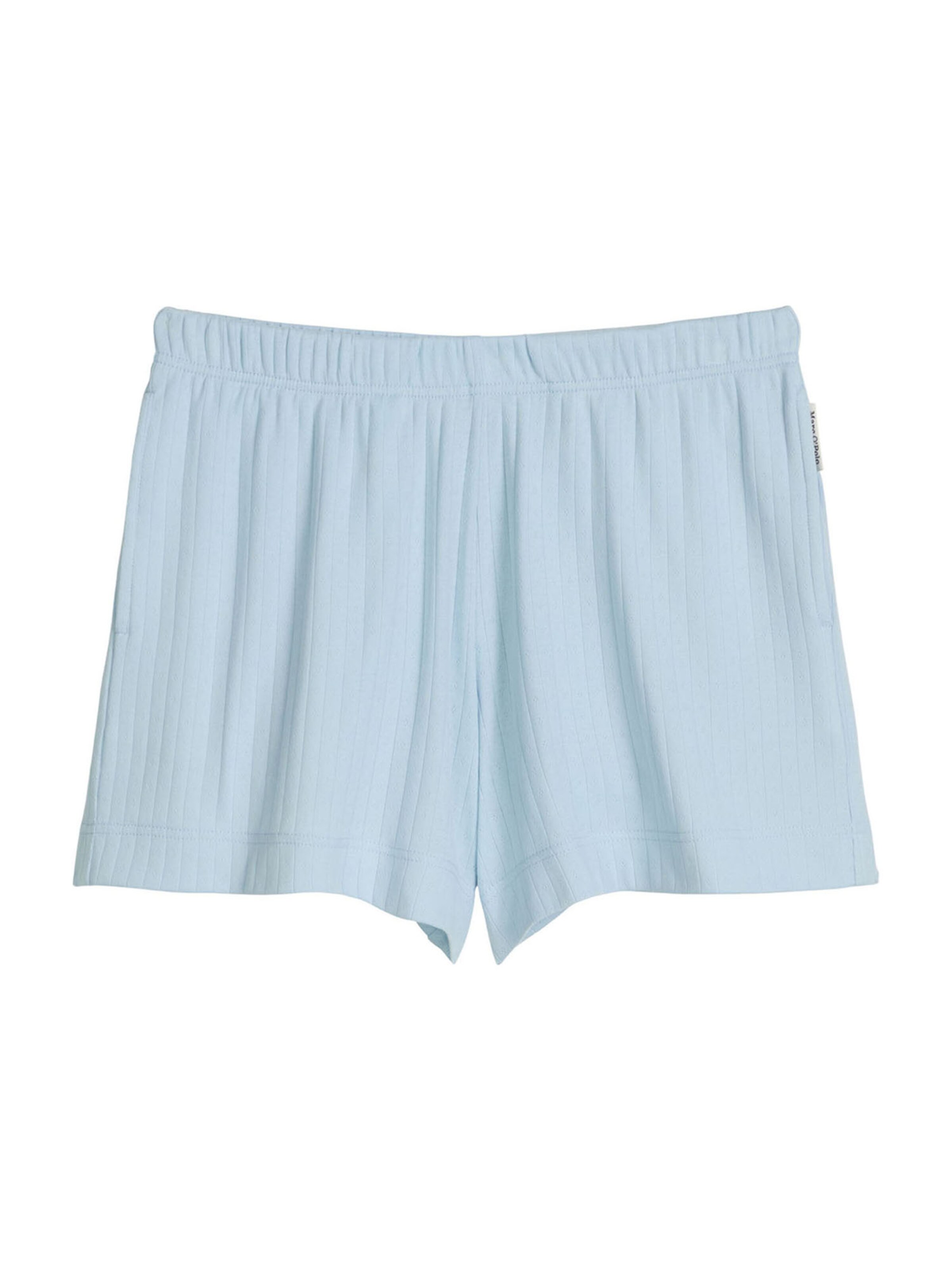 Marc O'Polo Pyjamashorts ' Mix N Match ' in Blau: Vorderseite