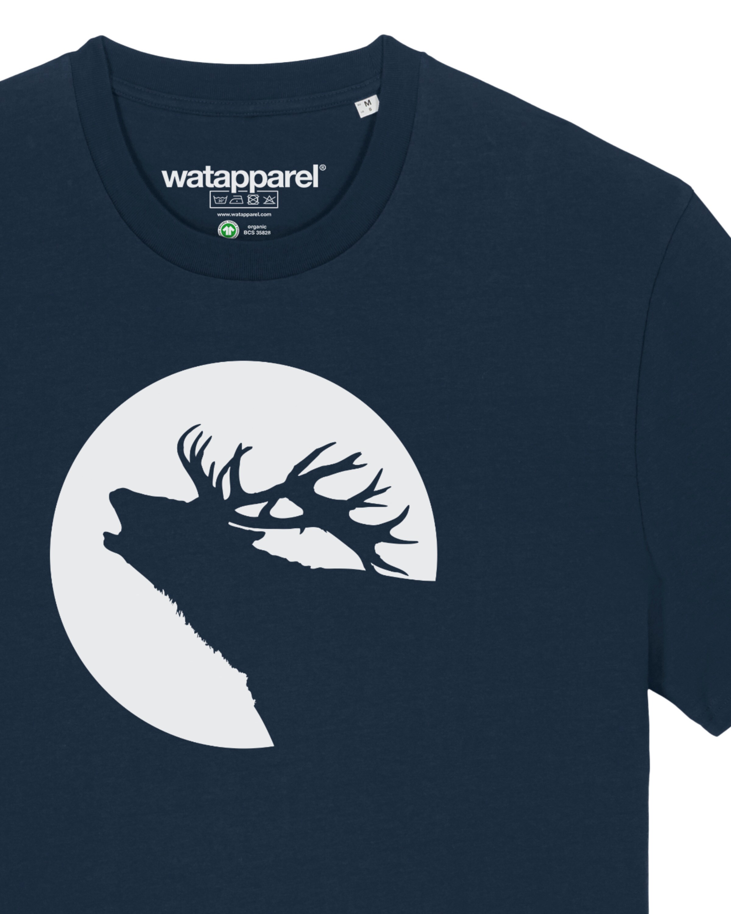 Watapparel Shirt ' Röhrender Hirsch ' in Blue