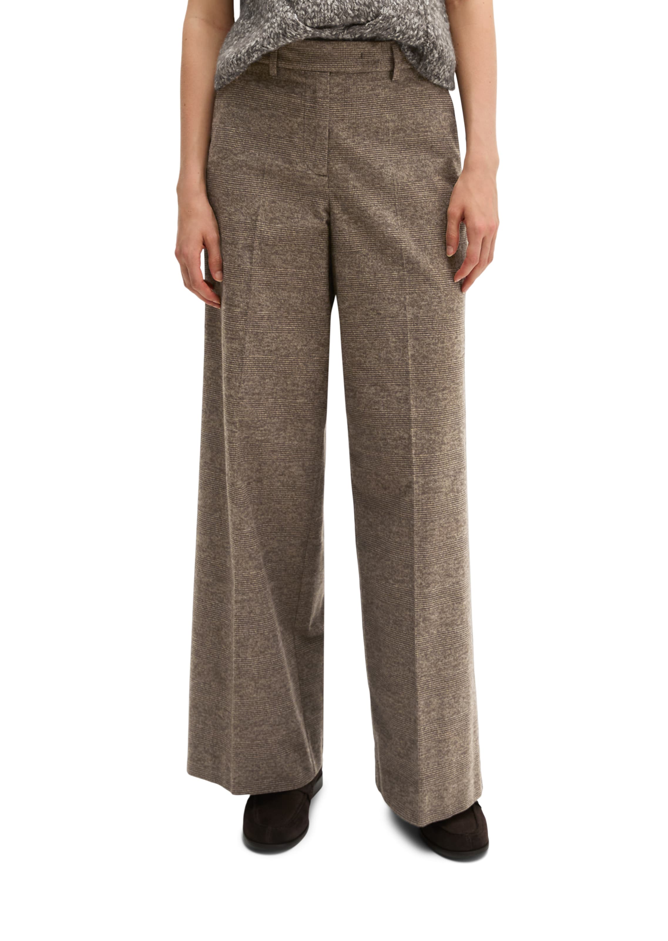 Marc O'Polo Loose fit Trousers in Brown