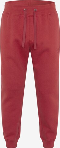 CHIEMSEE Tapered Pants in Red: front