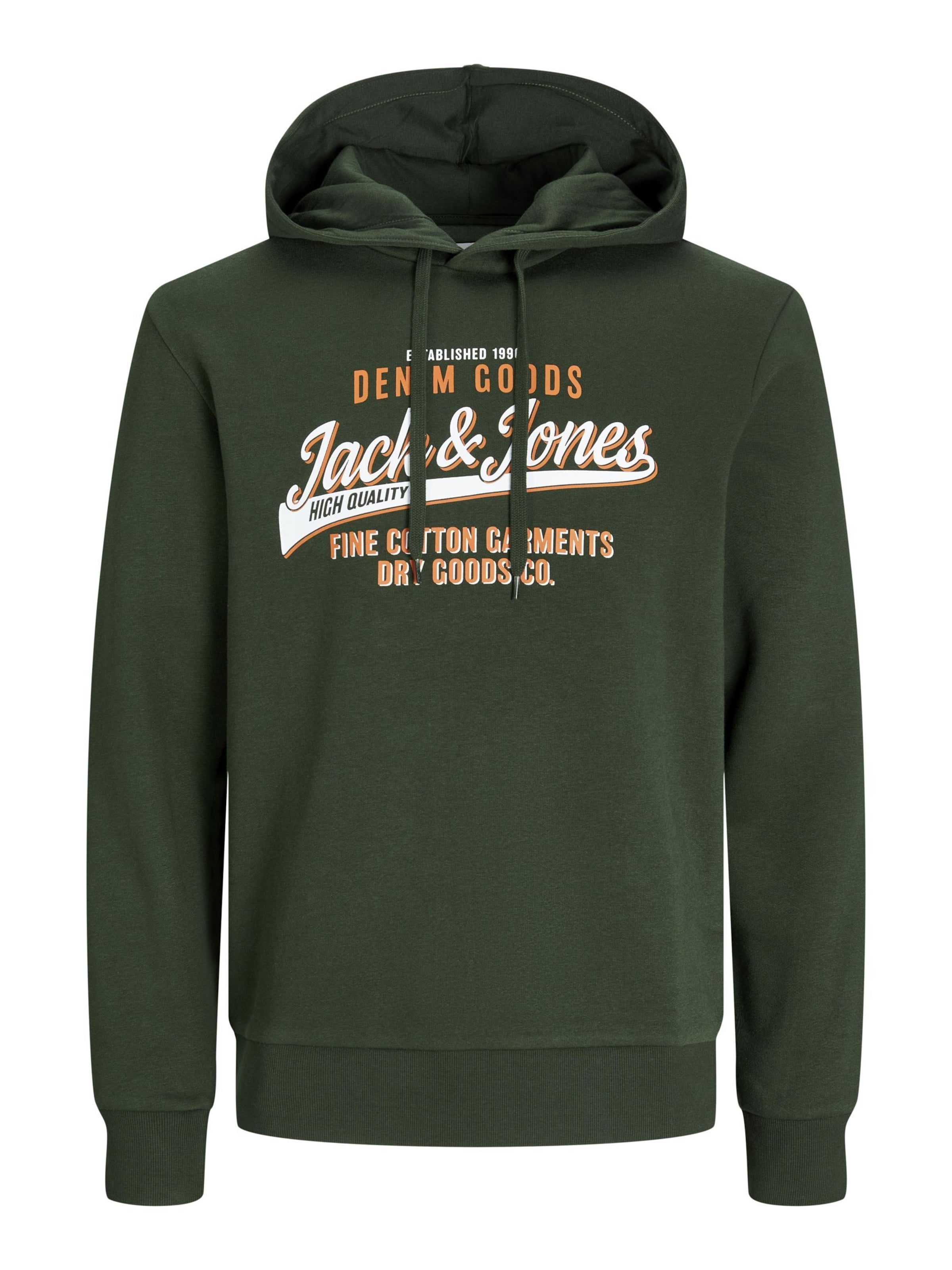 JACK & JONES - Sudadera 'JJELogo' en verde: frente