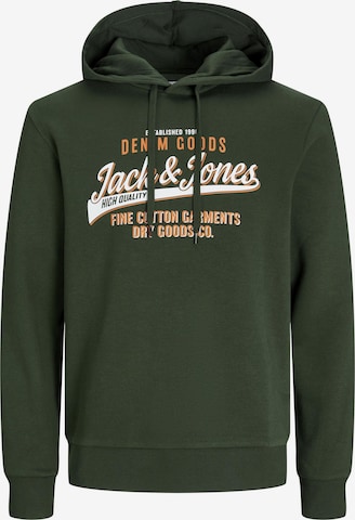 JACK & JONES Sweatshirt in Green: front