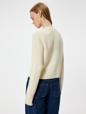 Koton Strickjacke in Weiß