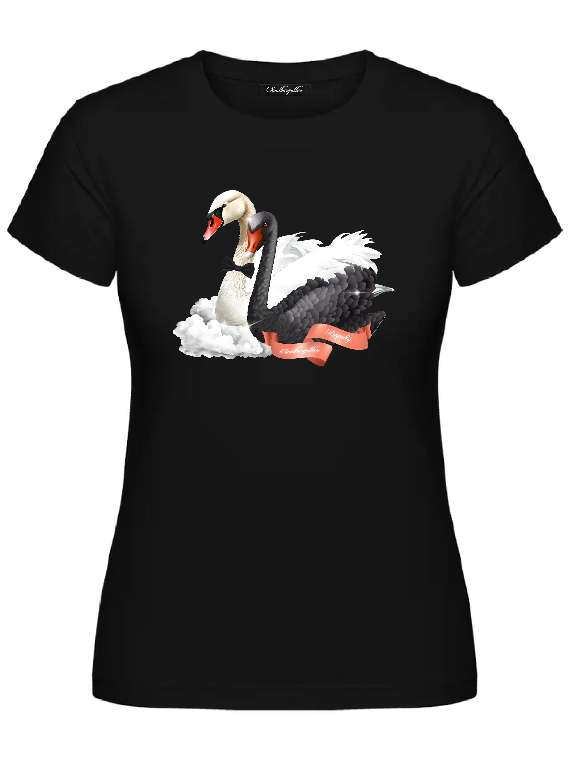 SANDBURGRITTER Shirt '2 LOYAL'‌‌‌‌ in Schwarz: Vorderseite