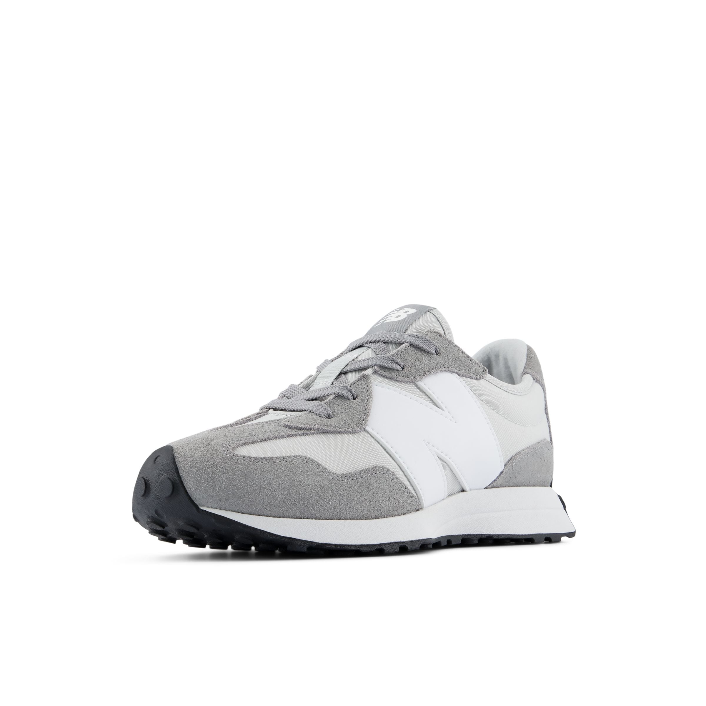 Baskets basses '327 Lace' new balance en gris : devant