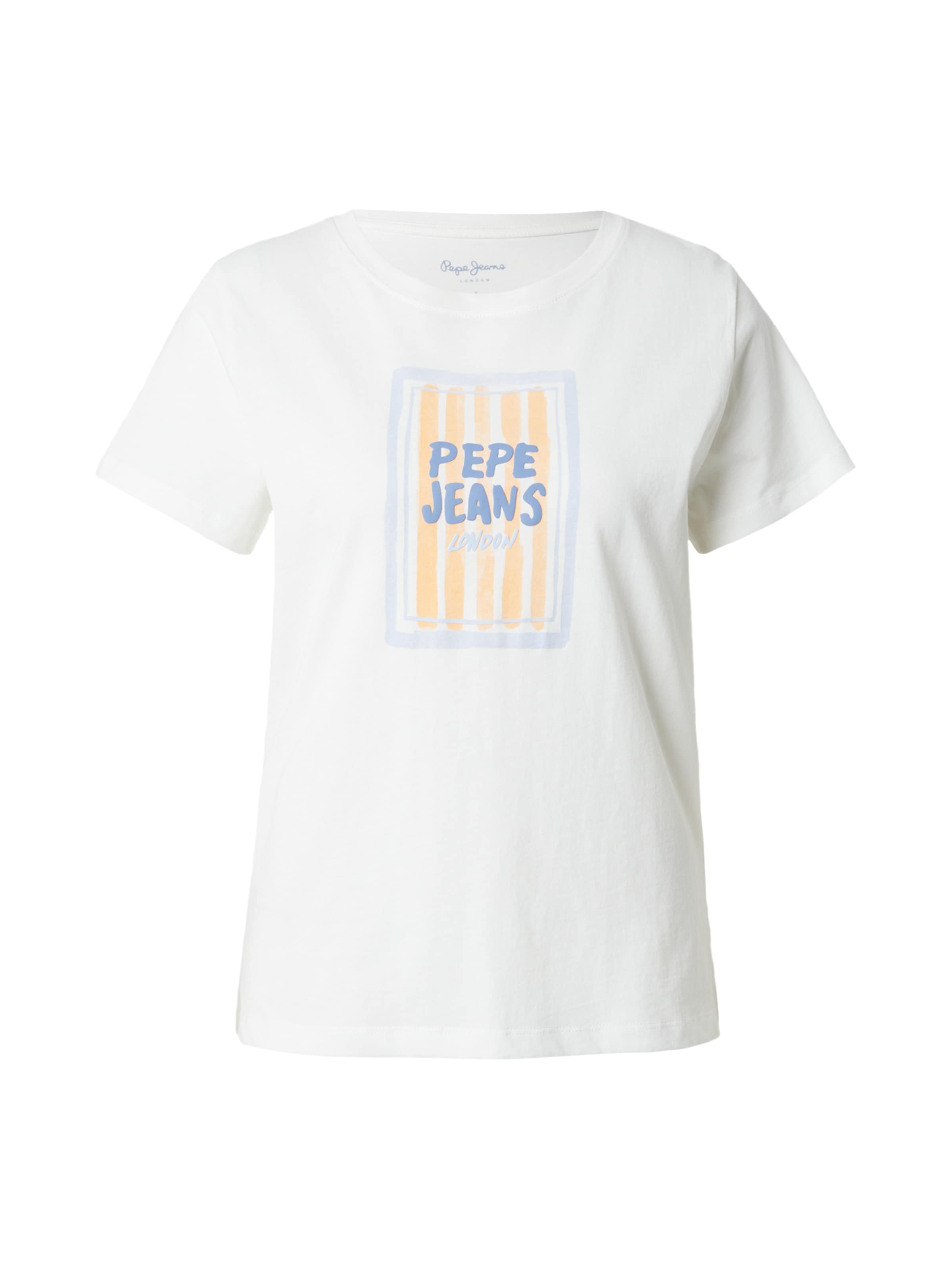 Pepe Jeans Тениска в бяло: отпред