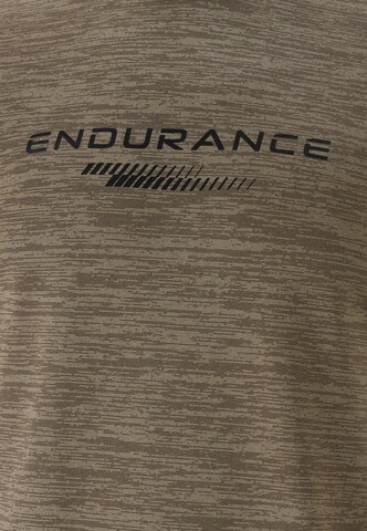 T-Shirt fonctionnel 'PORTOFINO' ENDURANCE en marron