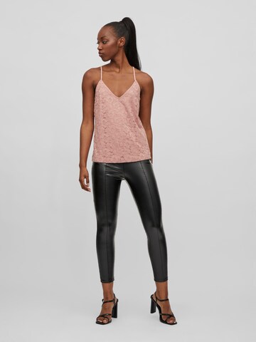 Vila Petite Skinny Leggings 'Cordelia' in Zwart