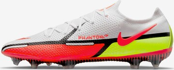 NIKE Soccer Cleats 'Phantom Elite' in White: front