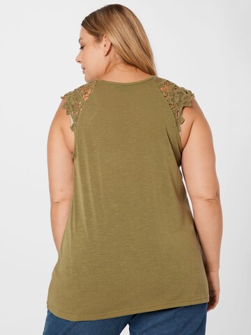 Zizzi Top 'Bea' in Green