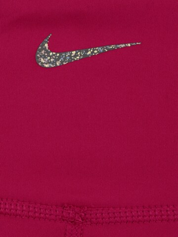 NIKE Skinny Sporthose in Pink