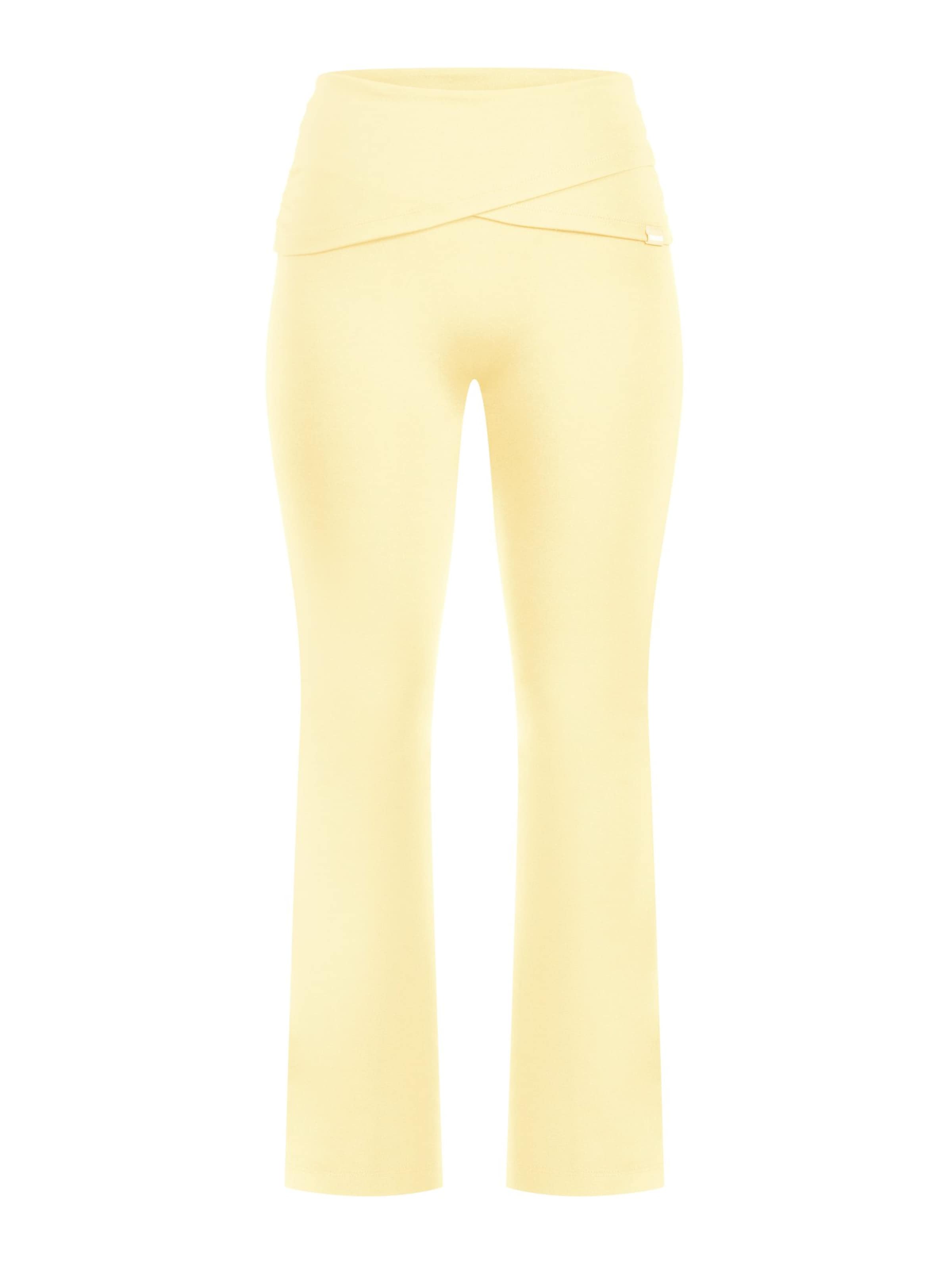 Leggings ' Florea ' Smilodox en jaune : devant