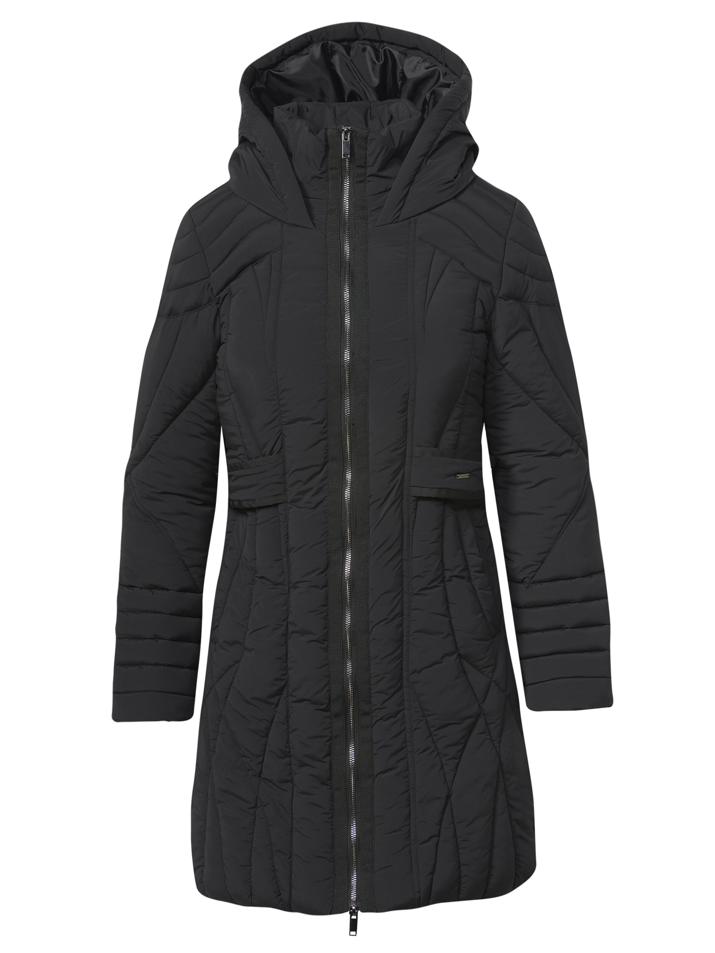 KOROSHI Prehodna jakna | črna barva, Prikaz izdelka