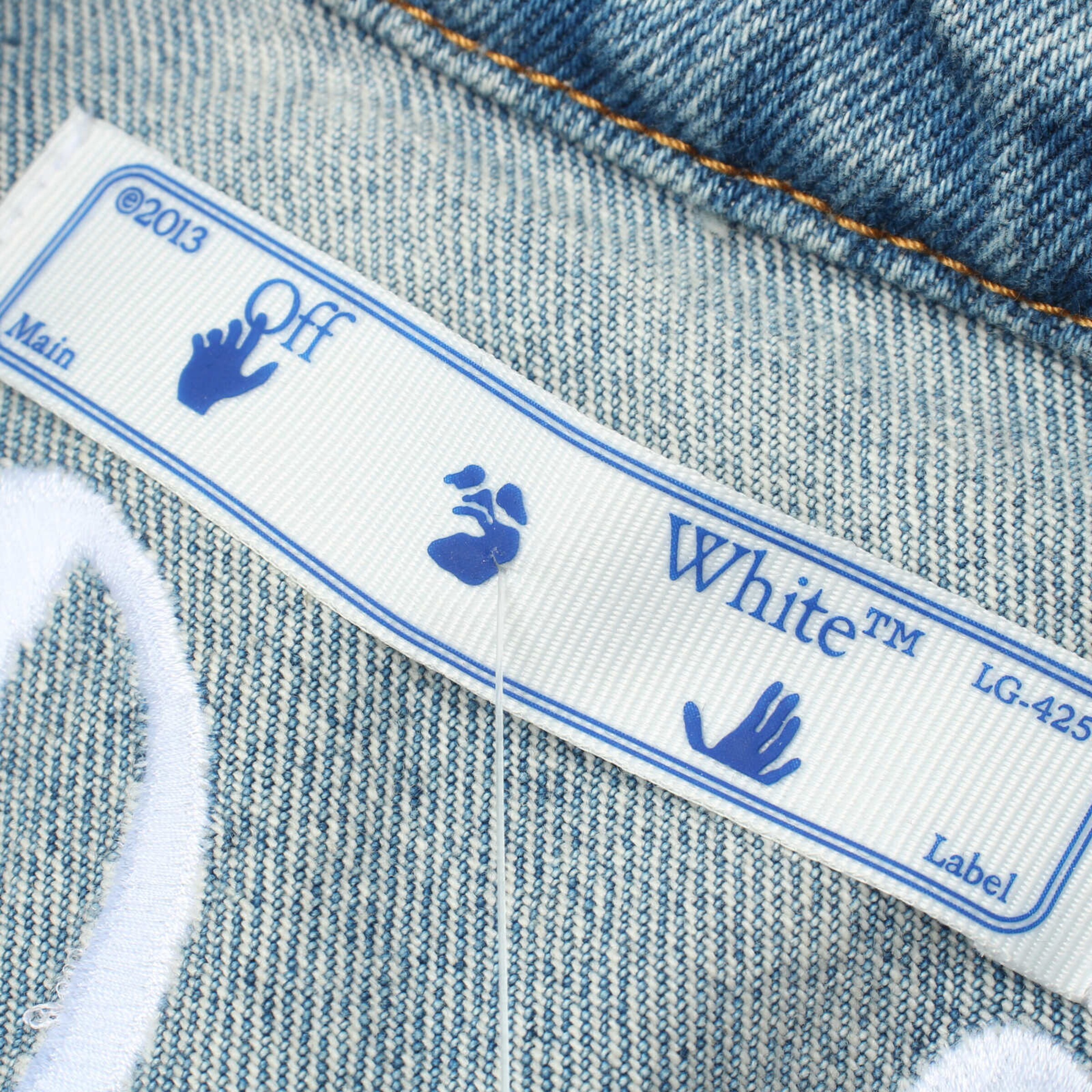 Off-White Jacket & Coat in XS in Blue