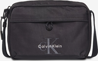 Rankinė su ilgu dirželiu iš Calvin Klein, spalva – pilka / juoda / balta, Prekių apžvalga