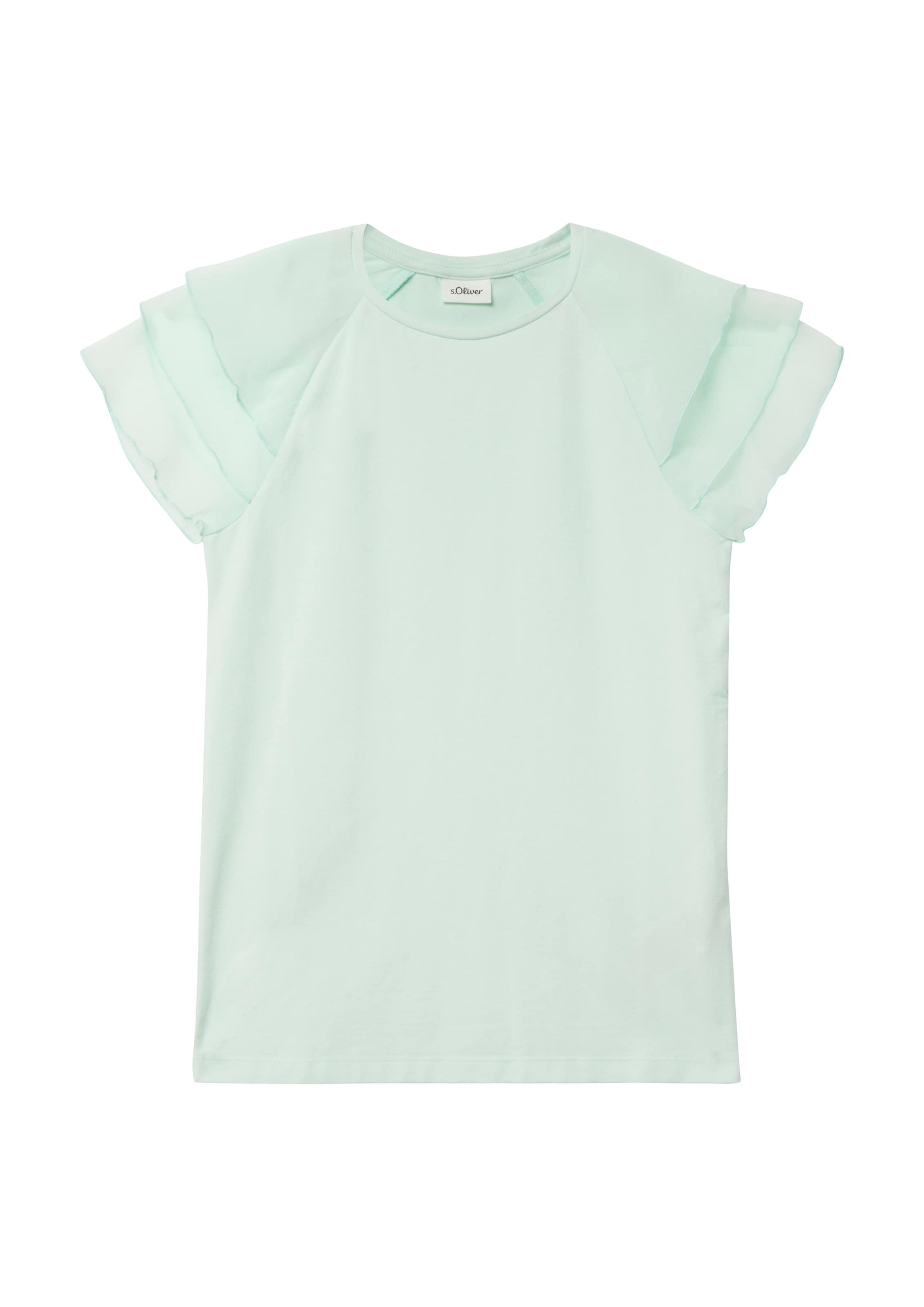 s.Oliver Blouse in Groen: voorkant