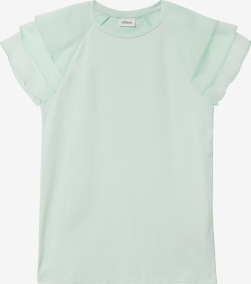 Chemisier s.Oliver en vert : devant