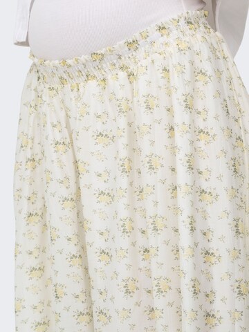 Only Maternity Nederdel 'OLManna' i hvid