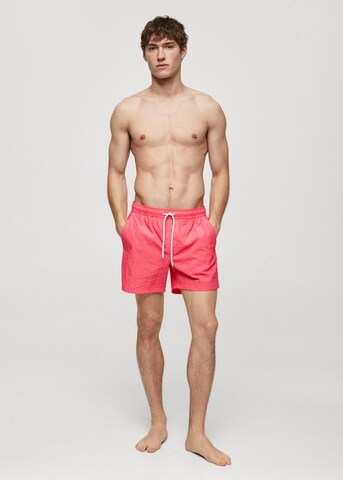 MANGO MAN Swim Trunks 'Lisoc' in Red