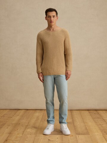 DAN FOX APPAREL Свитер 'Marcel' в Бежевый