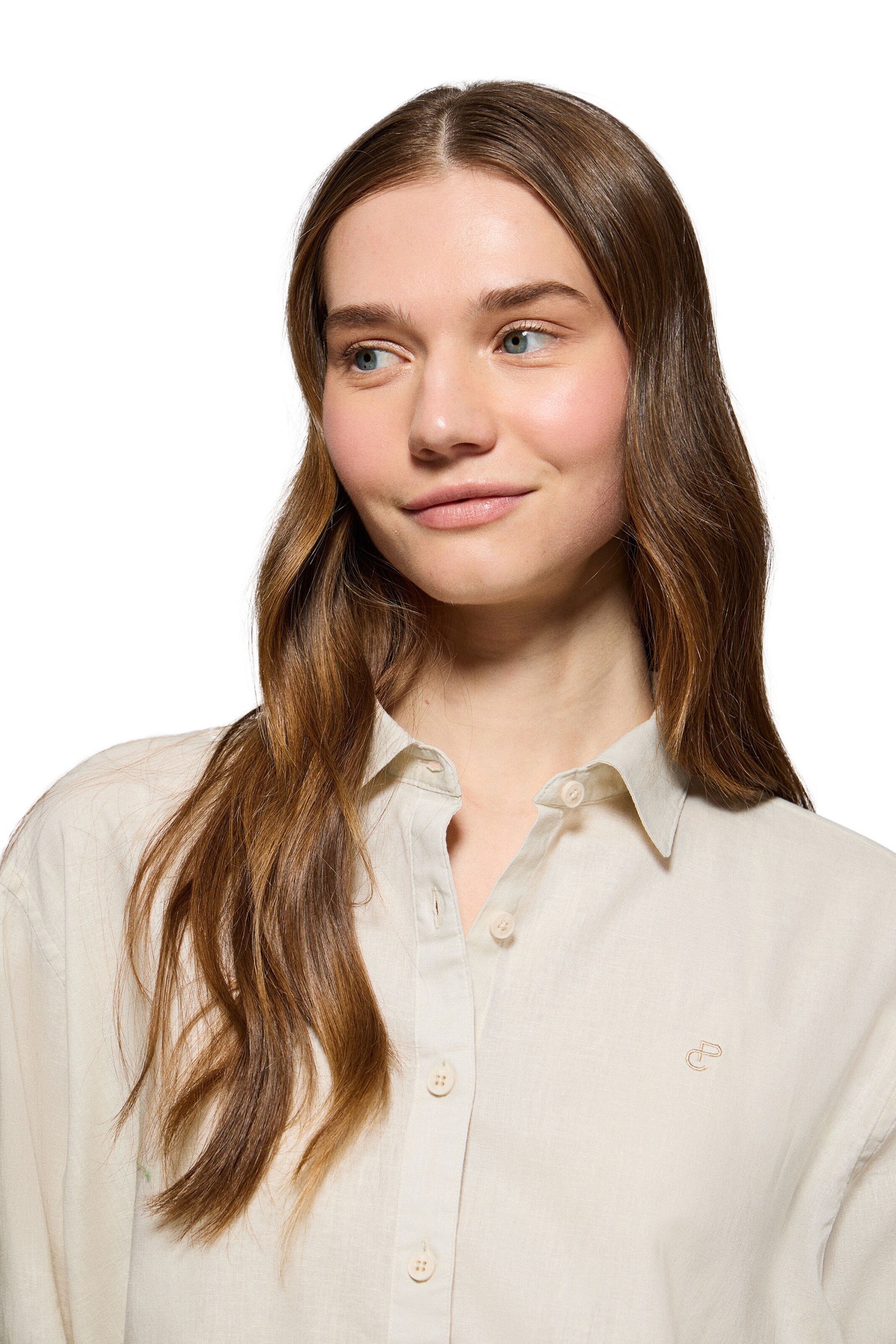 Polo Club Bluse in Beige