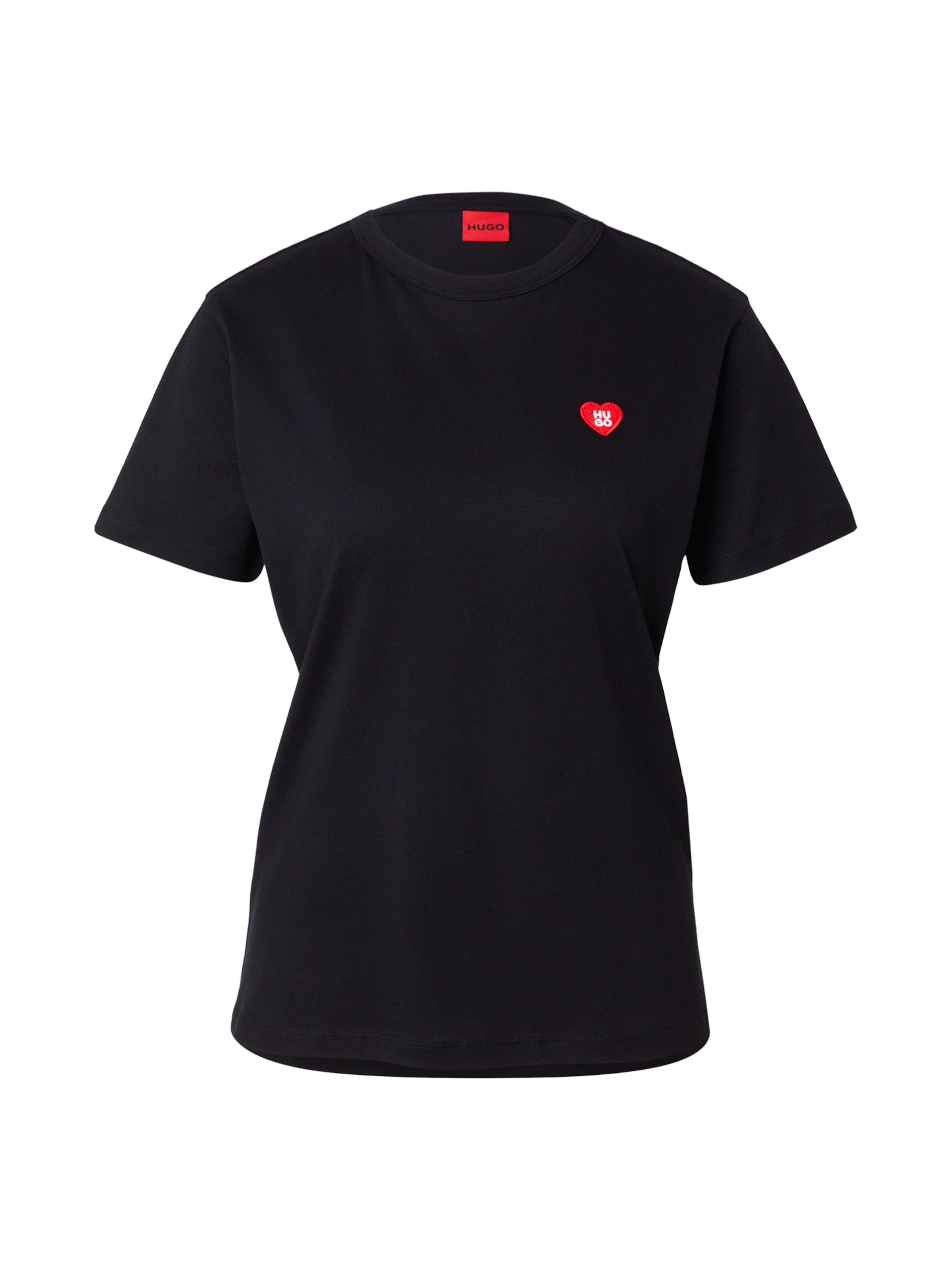 Tricou 'Damacia_6' de la HUGO pe negru: față