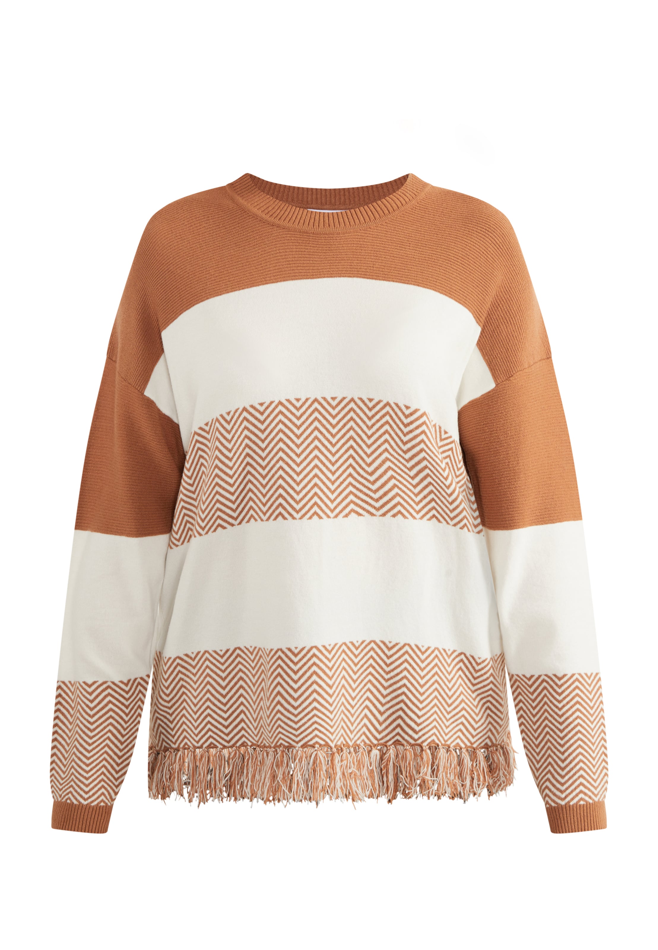 Pullover 'Carnea' di usha FESTIVAL in marrone: frontale