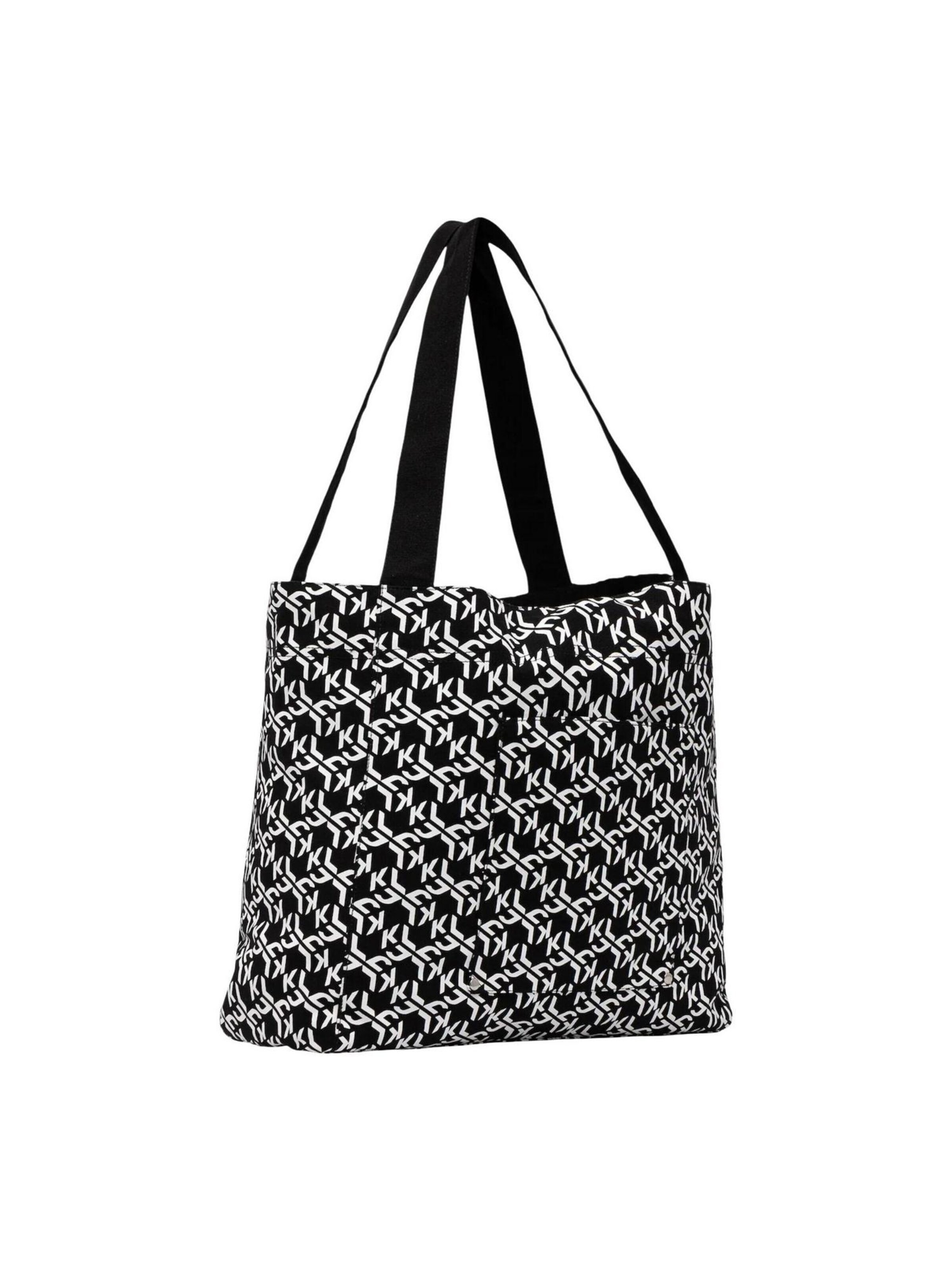 Shopper 'KLJ Ew Reversible Shopper Mono B1W50009' di KARL LAGERFELD JEANS in nero