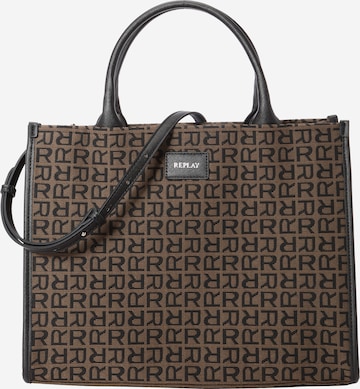 REPLAY Handbag in Brown: front