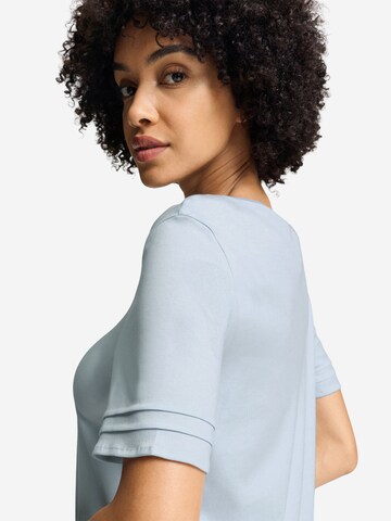 Hanro Nachthemd ' Pilar ' in Blauw