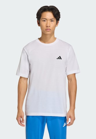 T-Shirt fonctionnel 'WE' ADIDAS PERFORMANCE en blanc : devant
