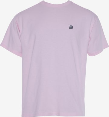 Dr. Denim Shirt 'Trooper Tee' in Pink: Vorderseite