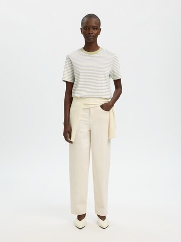 SELECTED Тениска 'SLFESSENTIAL' в зелено