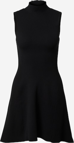 EDITED - Vestido de punto 'Luise' en negro: frente