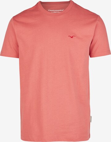 Cleptomanicx T-Shirts 'Ligull' in Rot: predná strana