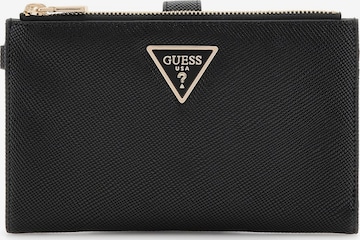 Portamonete di GUESS in nero: frontale