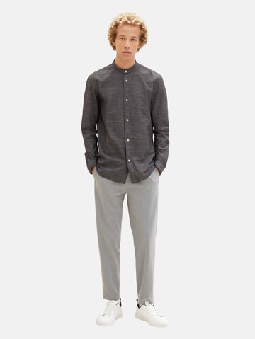 TOM TAILOR DENIM Regular Fit Hemd in Grau