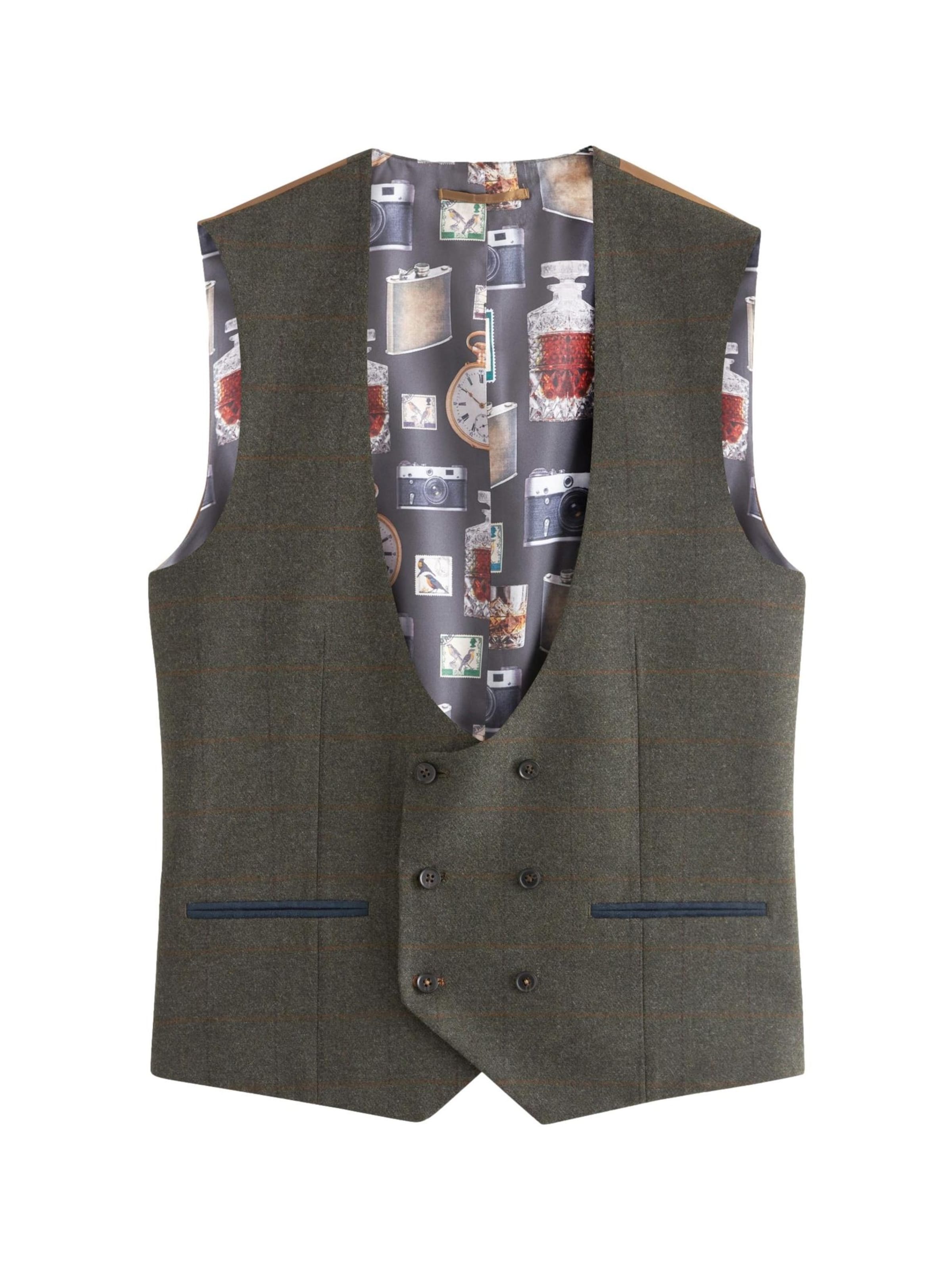 Next Öltönymellény - zöld: elől