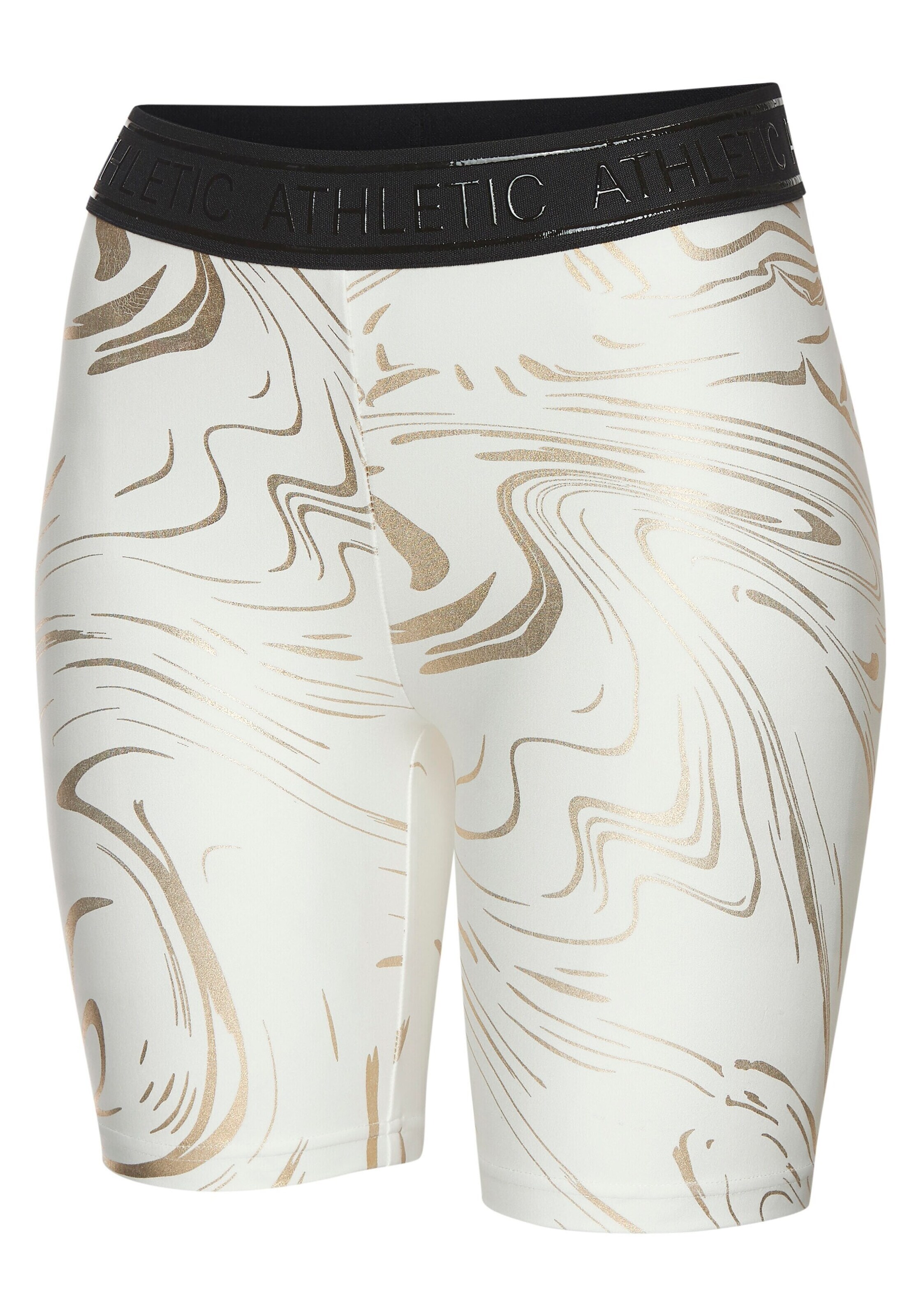 LASCANA ACTIVE - Skinny Calças de desporto em branco