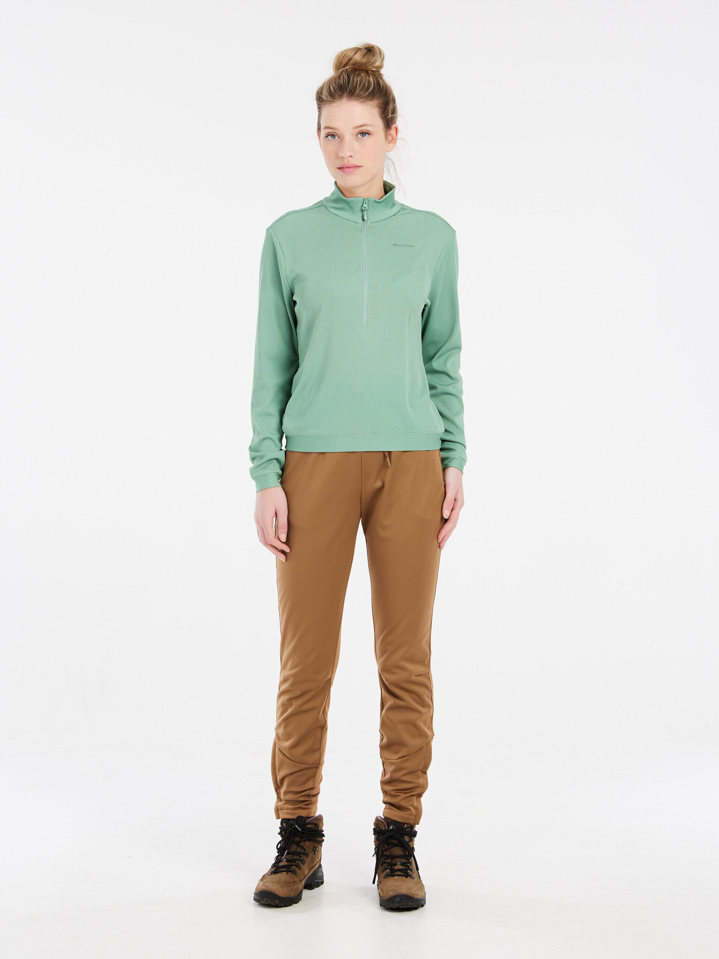 PROTEST Athletic Sweatshirt 'PRTCUPID' in Green