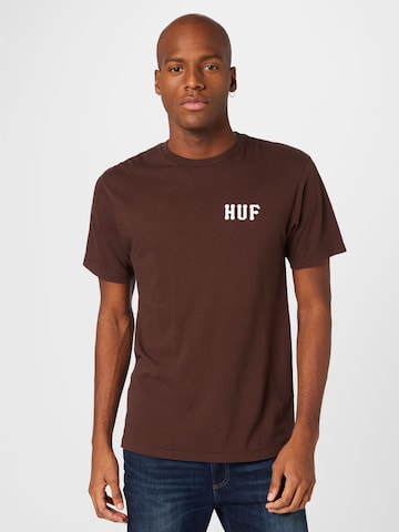 HUF Shirt in Brown: front