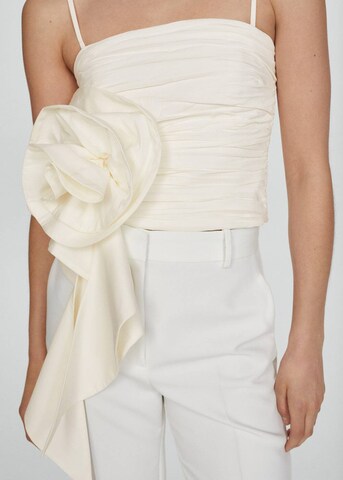 MANGO Top 'Napoli' in White