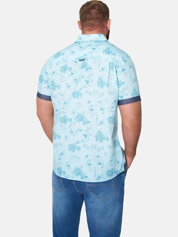 Jan Vanderstorm Comfort Fit Hemd 'Toste' in Blau