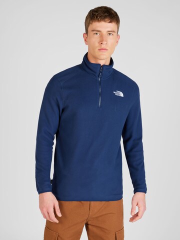 THE NORTH FACE Sporttrui 'GLACIER' in Blauw: voorkant