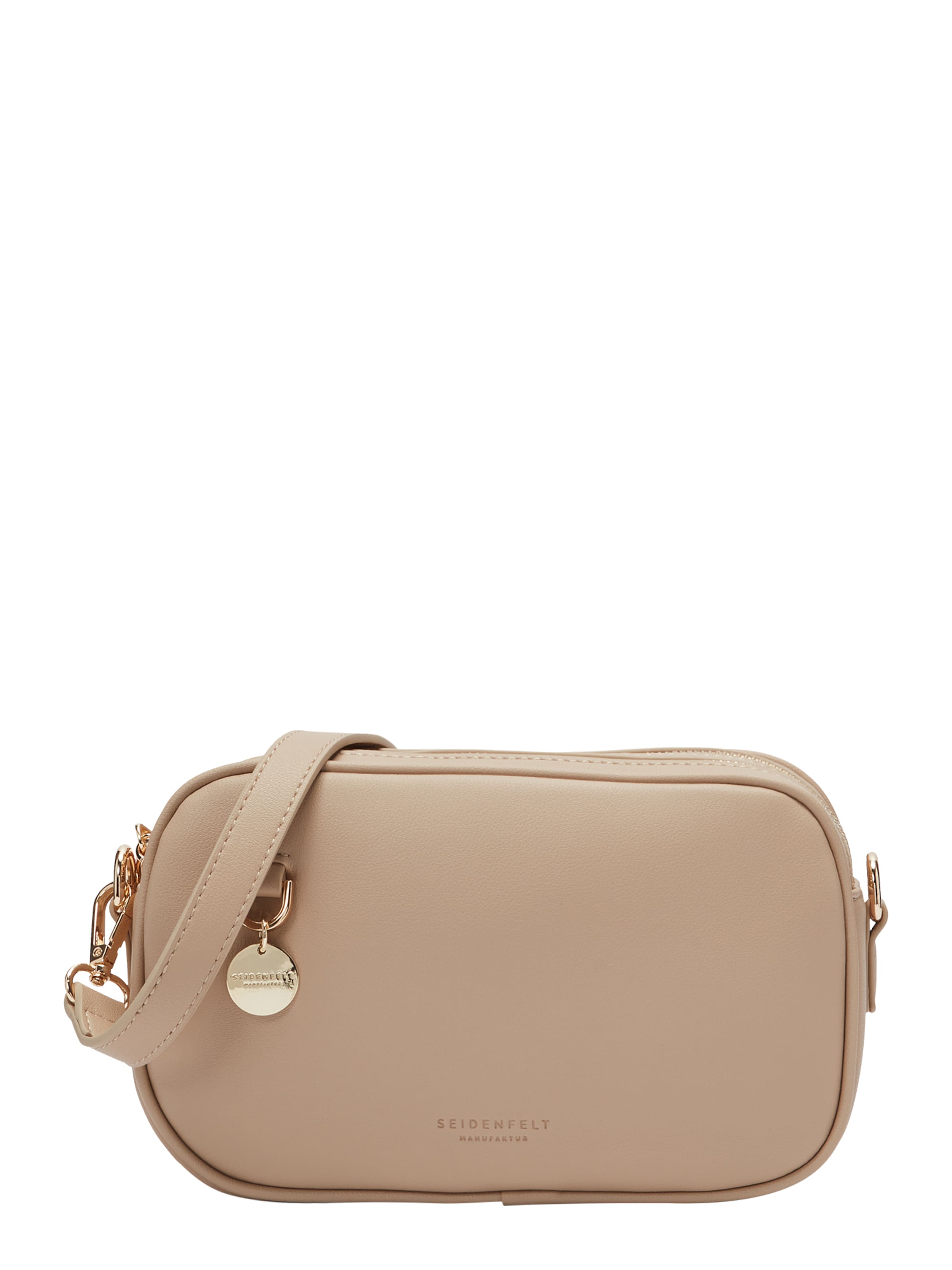 Seidenfelt Olkalaukku 'Nelma' värissä beige: etupuoli