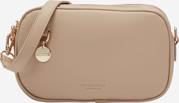 Seidenfelt Manufaktur Olkalaukku 'Nelma' värissä beige: etupuoli