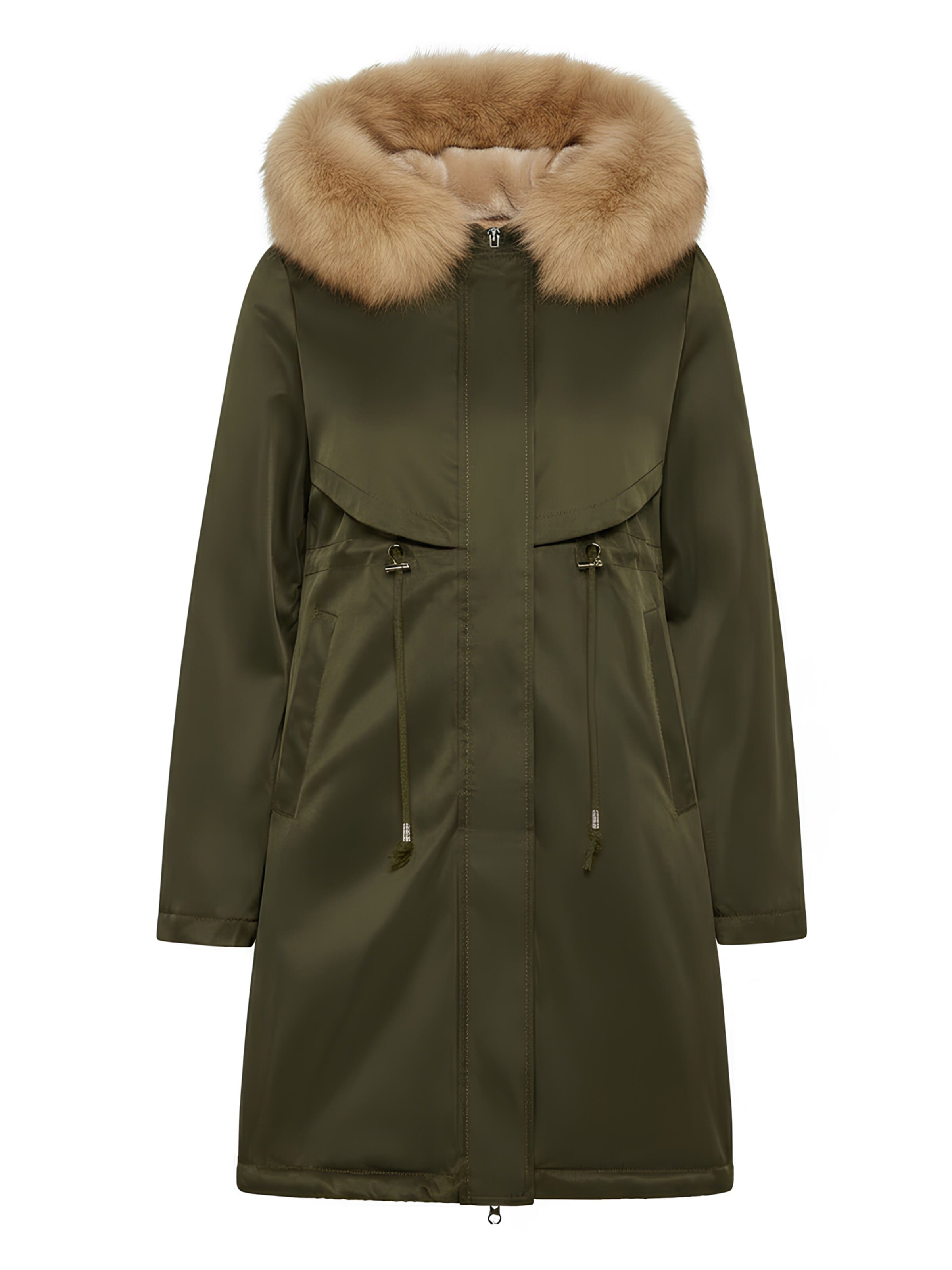 Parka invernale 'Nordhaven Parka N717' di Artika Icewear in verde: frontale