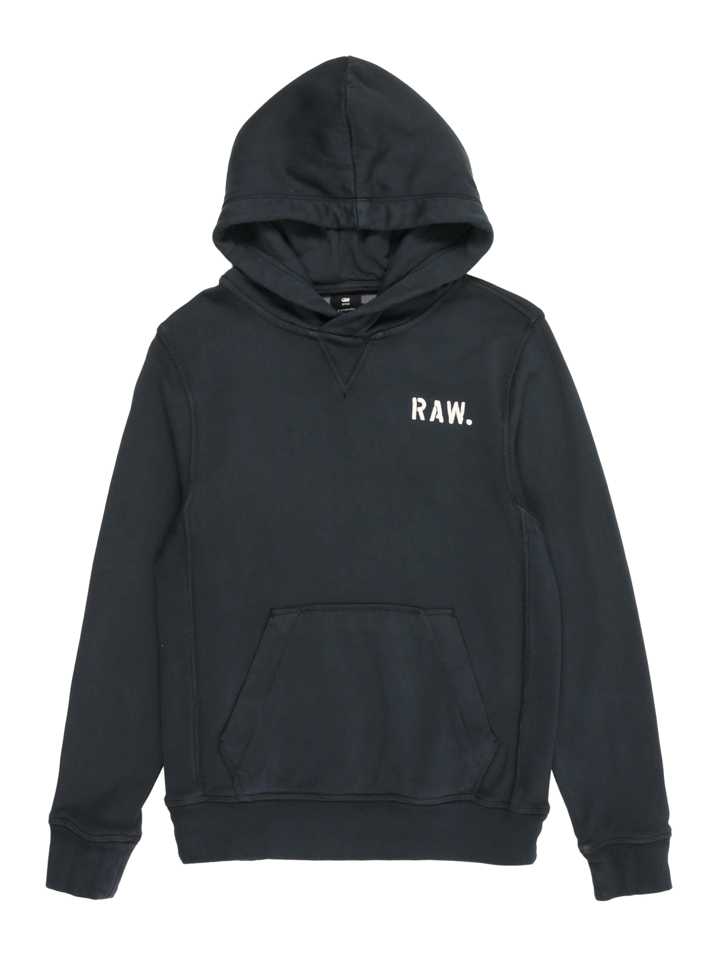 G-STAR Μπλούζα φούτερ σε μαύρο: μπροστά