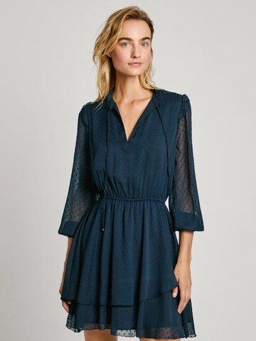 Pepe Jeans Jurk 'OTTO' in Blauw: voorkant
