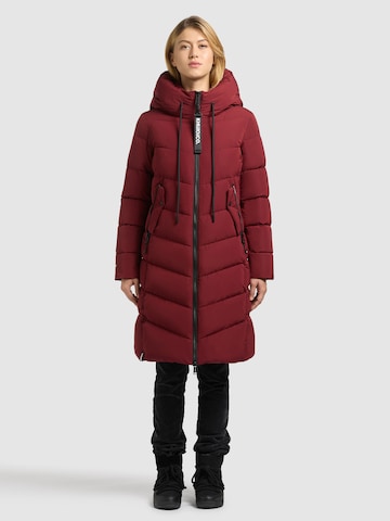 khujo Winter Coat 'Mikia4' in Red